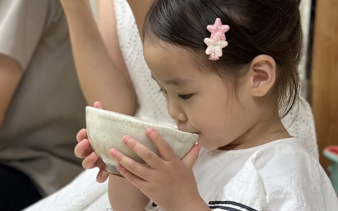 子供舞踊塾 1日茶道体験を開催いたしました